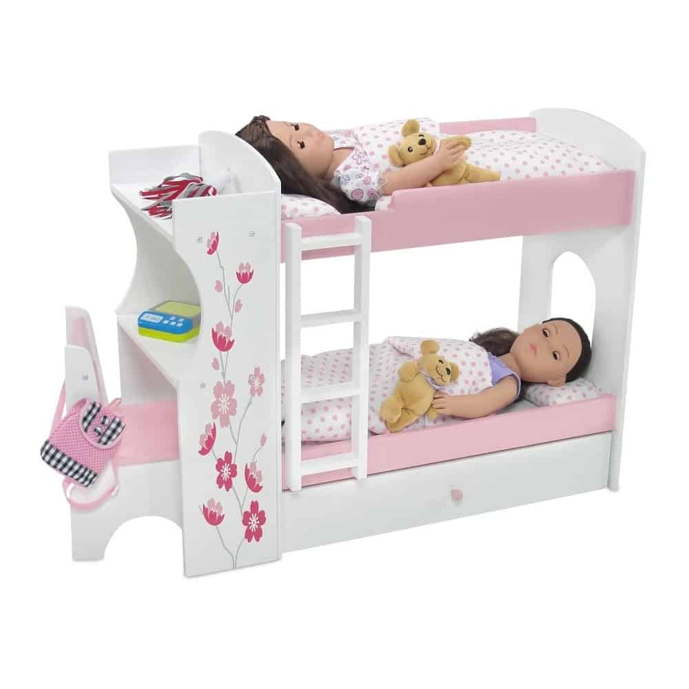 Litera de dormitorio para muñecas Emily Rose de 18", Camas - Imagen 6