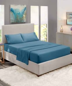 Juego de Sábanas Nestl para Camas Ajustables -Azul Cielo