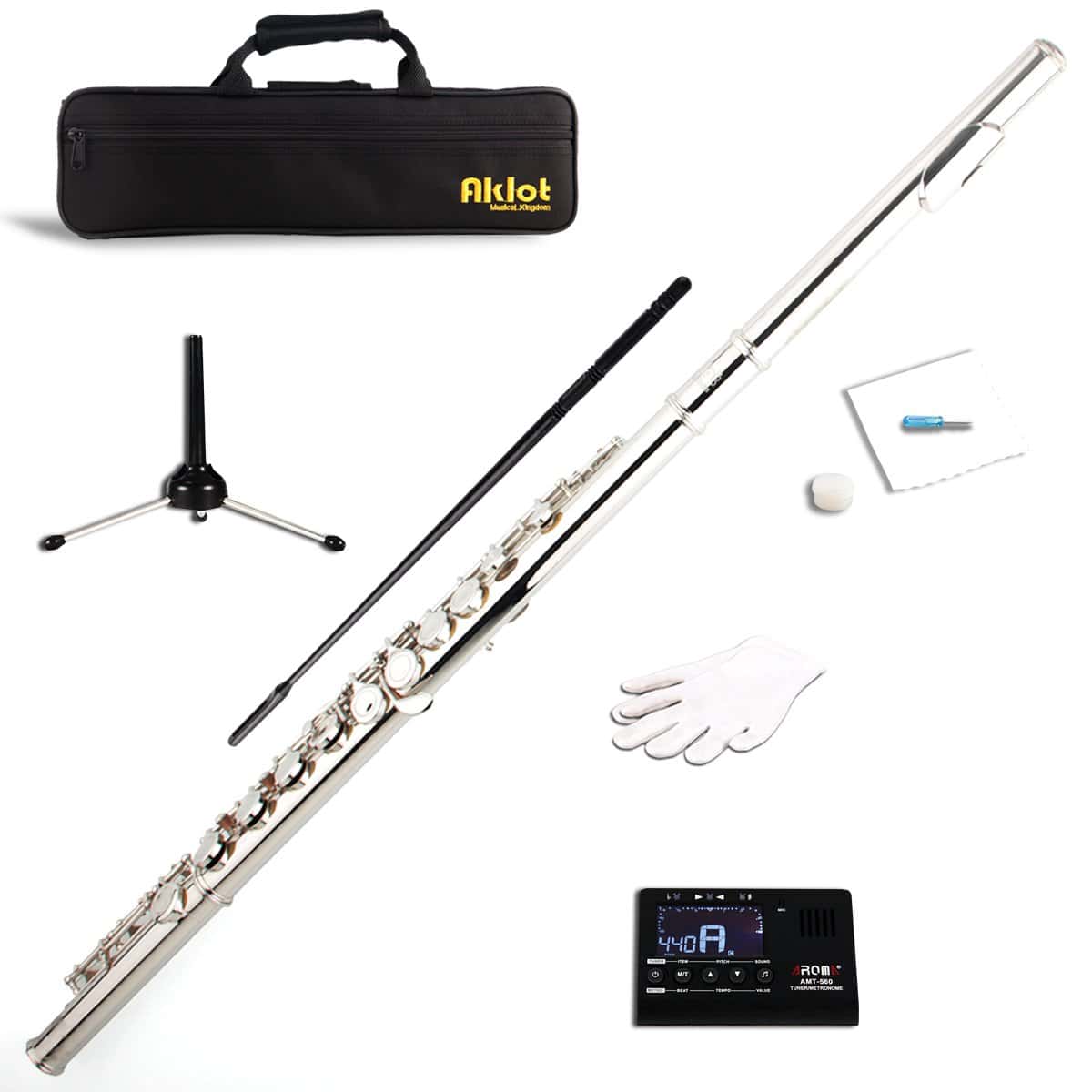 Flauta C Aklot, Cuproníquel Plateado de Níquel para