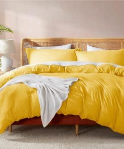 Juego de Funda de Edredón Nestl Amarillo California King -