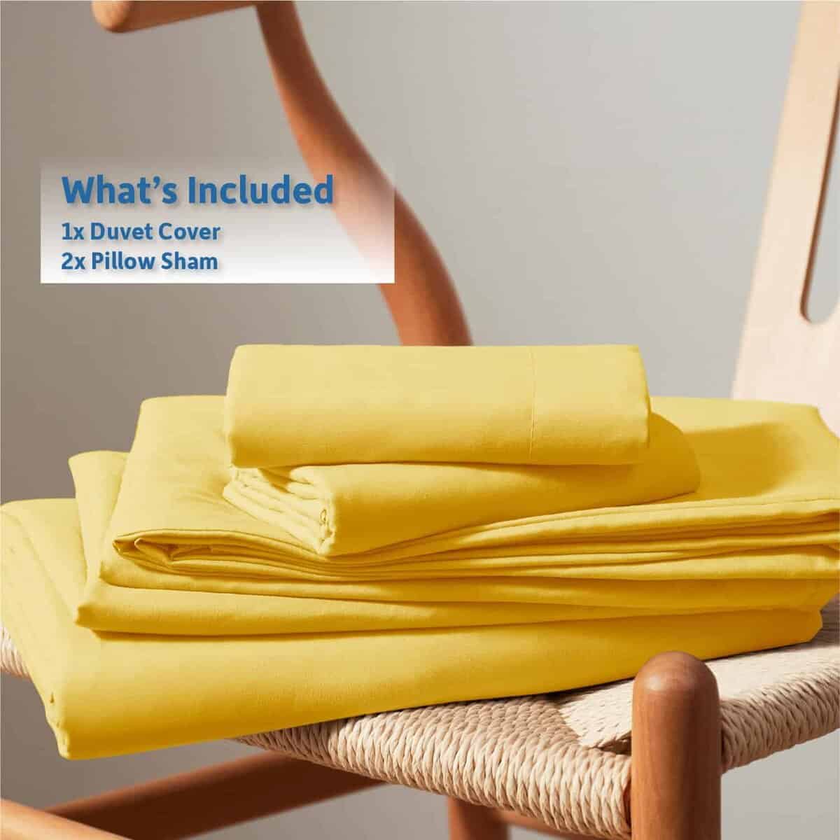 Juego de Funda Nórdica Amarilla Nestl Full Size - Suave - Imagen 10