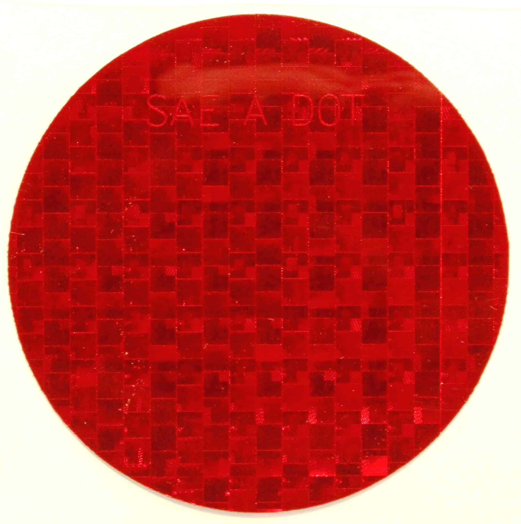 Reflex Reflective Stick-On Reflectors, DOT SAE Alta