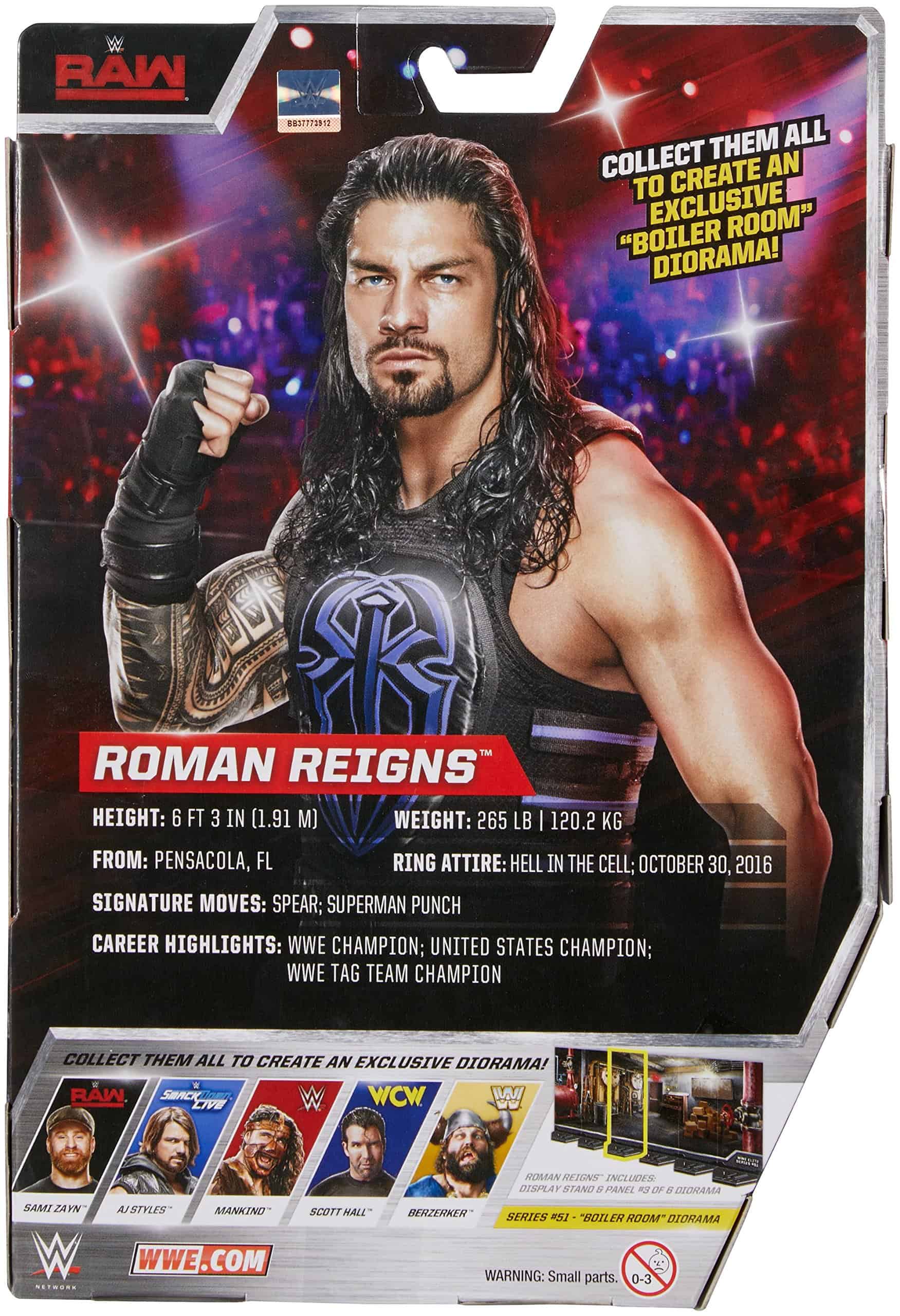 FIGURA DE ACCIÓN DE COLECCIÓN DE ELITE WWE ROMAN REIGNS - Imagen 6