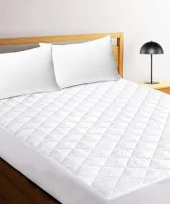 Protector de colchón ajustable acolchado de algodón suave