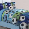 Juego de Edredón de Fútbol para Full Size de 4 Piezas de