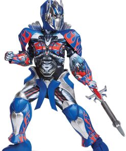 Disfraz Optimus Prime Película Prestige, Azul, Pequeño (4-6)