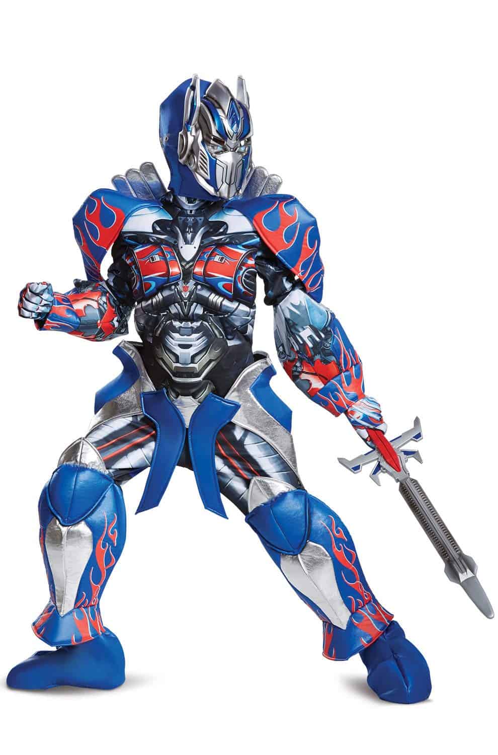 Disfraz Optimus Prime Película Prestige, Azul, Pequeño (4-6)