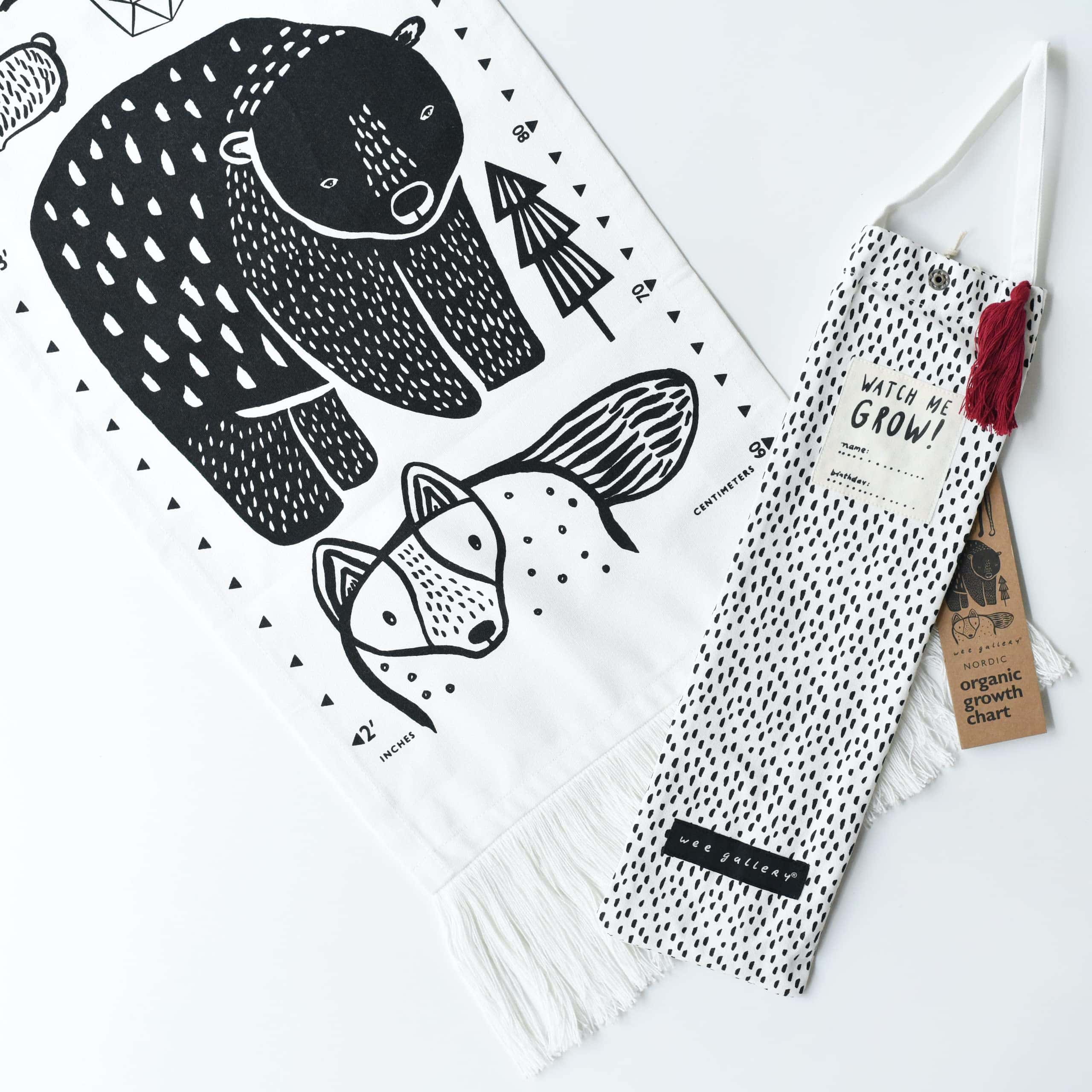 Wee Gallery Nordic Lona Gráfico de Crecimiento - Gráfico de - Imagen 5