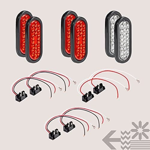 Kit de luces traseras para remolque LED ovaladas TRUE MODS - Imagen 9