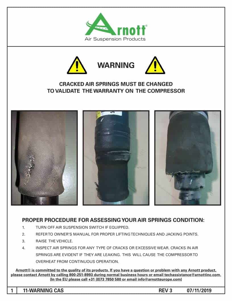 Compresor de Suspensión de Aire Arnott P-2936 (90-11 - Imagen 8