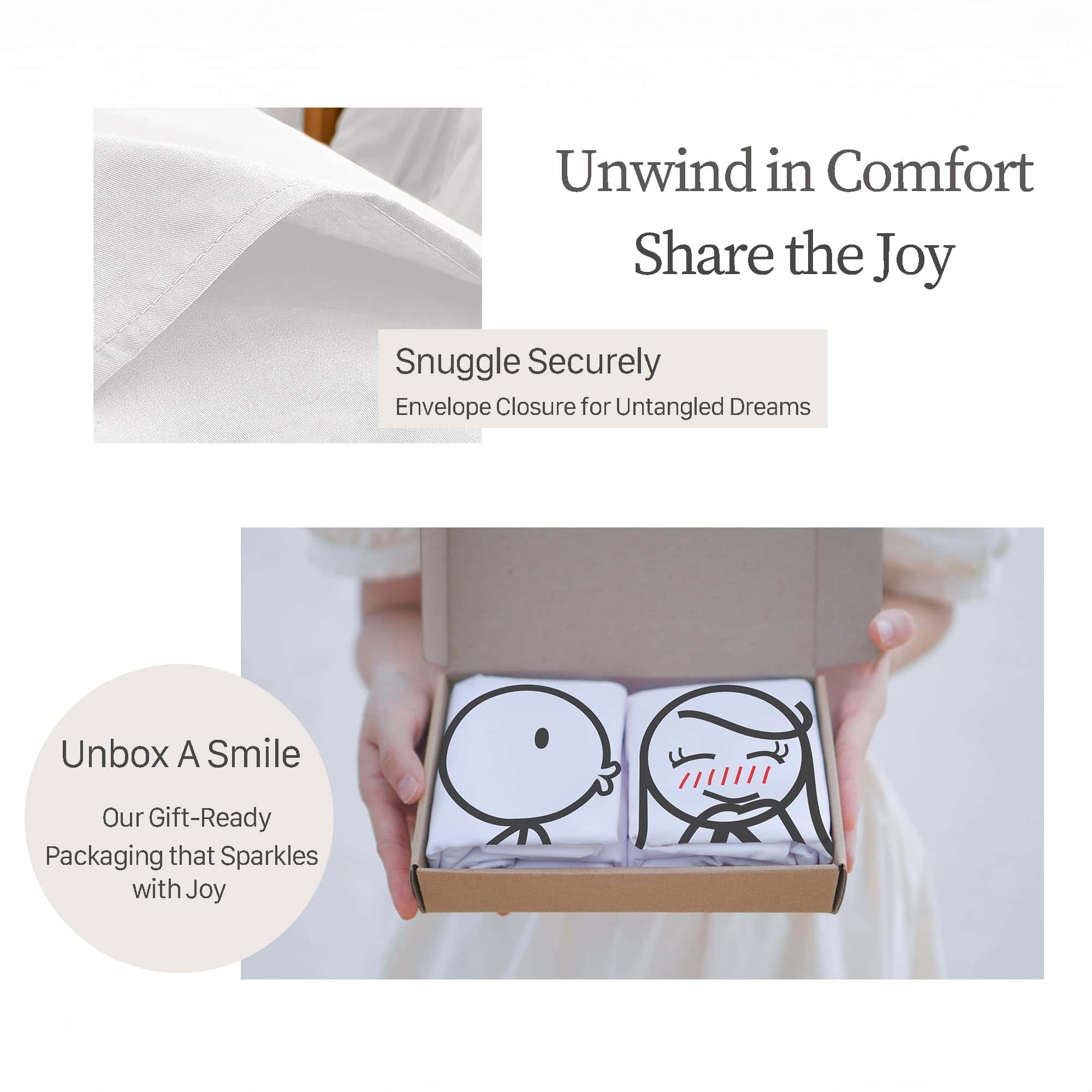 Conjunto de Fundas de Almohada BoldLoft Together Forever - Imagen 5