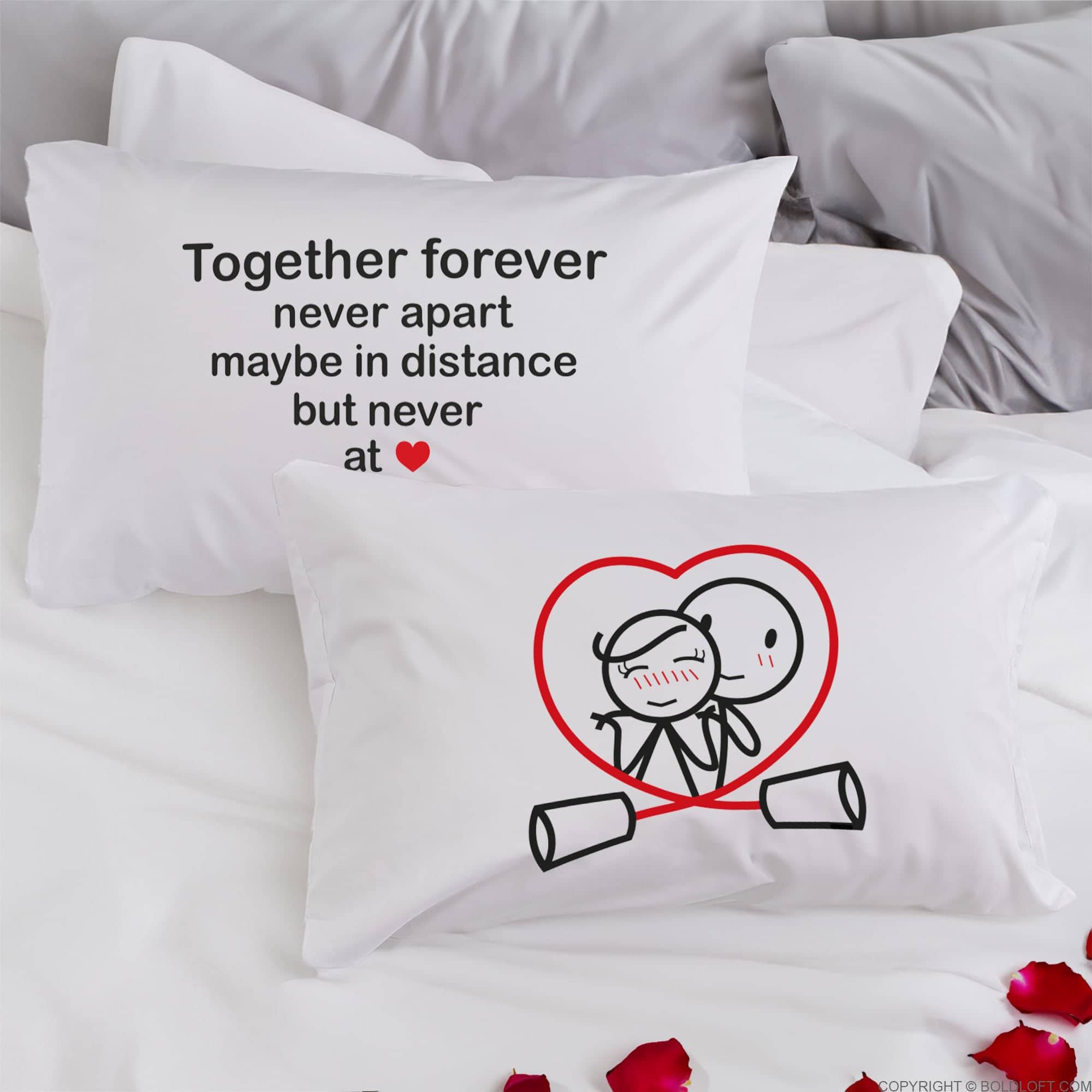 Conjunto de Fundas de Almohada BoldLoft Together Forever - Imagen 3