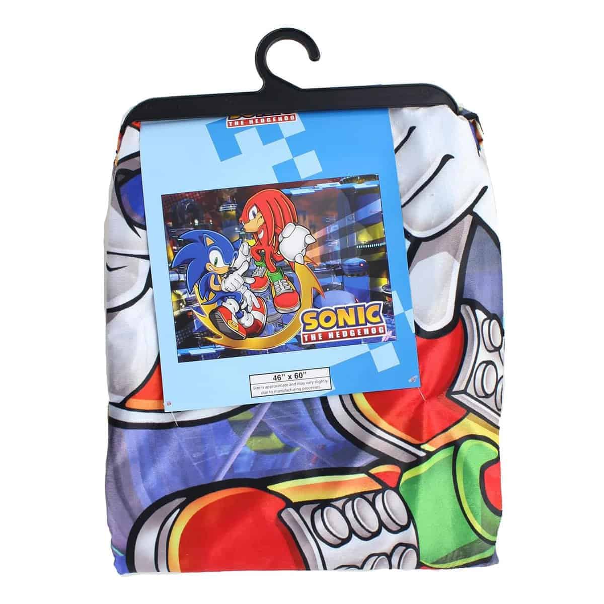 Gran Mantita Sonic The Hedgehog Sonic and Knuckles 46"x60" - Imagen 4