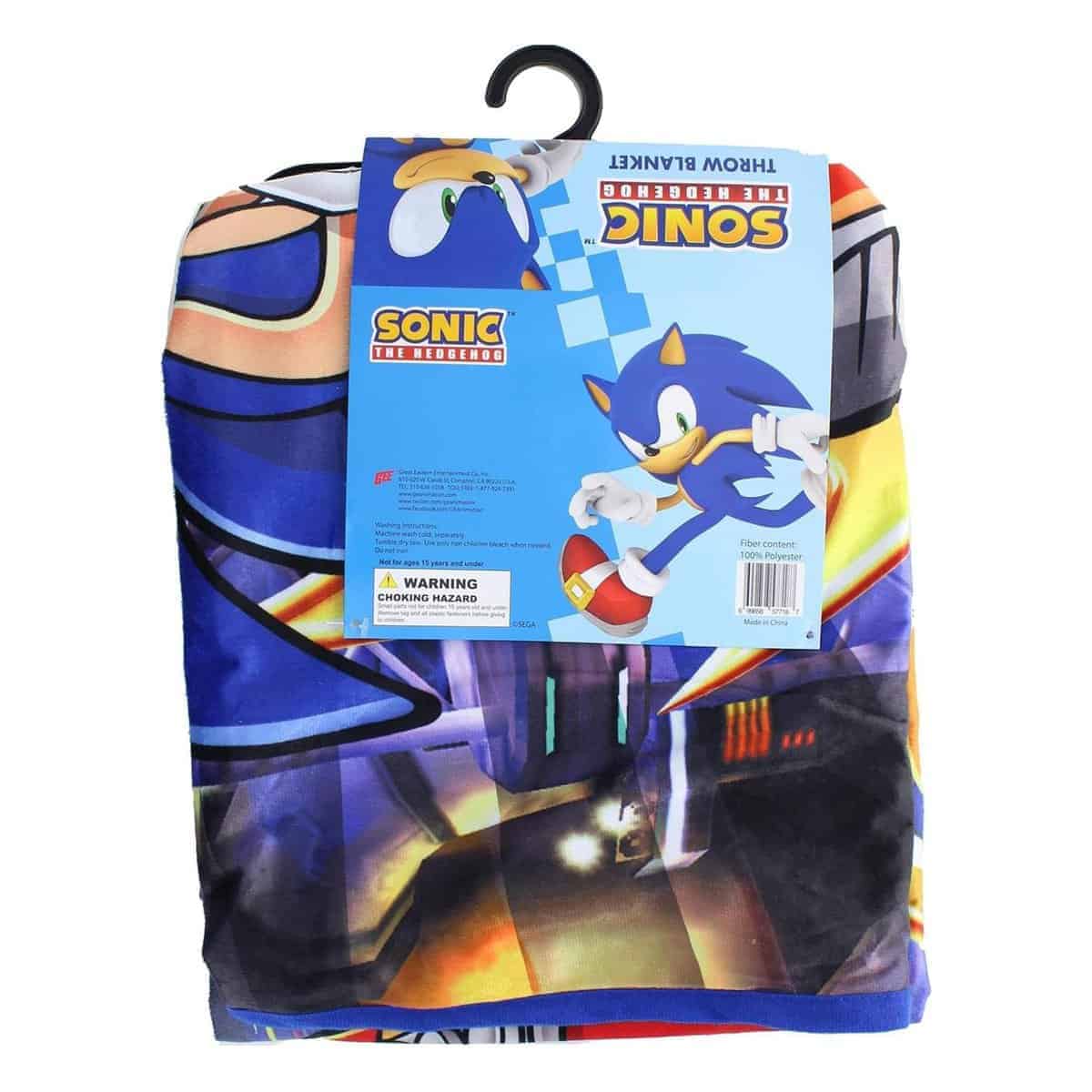 Gran Mantita Sonic The Hedgehog Sonic and Knuckles 46"x60" - Imagen 5