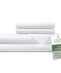 Juego de Sábanas de 4 Piezas Hotel Sheets -Blanco