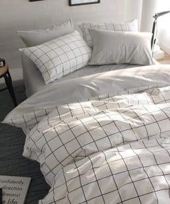 Juego de Funda de Edredón VClife de Algodón Estampado a