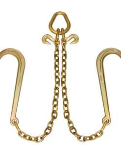 Cadena de Remolque Vulcan - Ganchos en J de 15 Pulgadas -