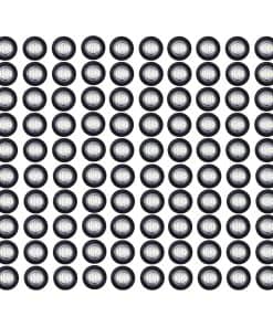 TMH 100 Piezas 3/4 Pulgadas Redondo 3 Luces Indicadoras LED