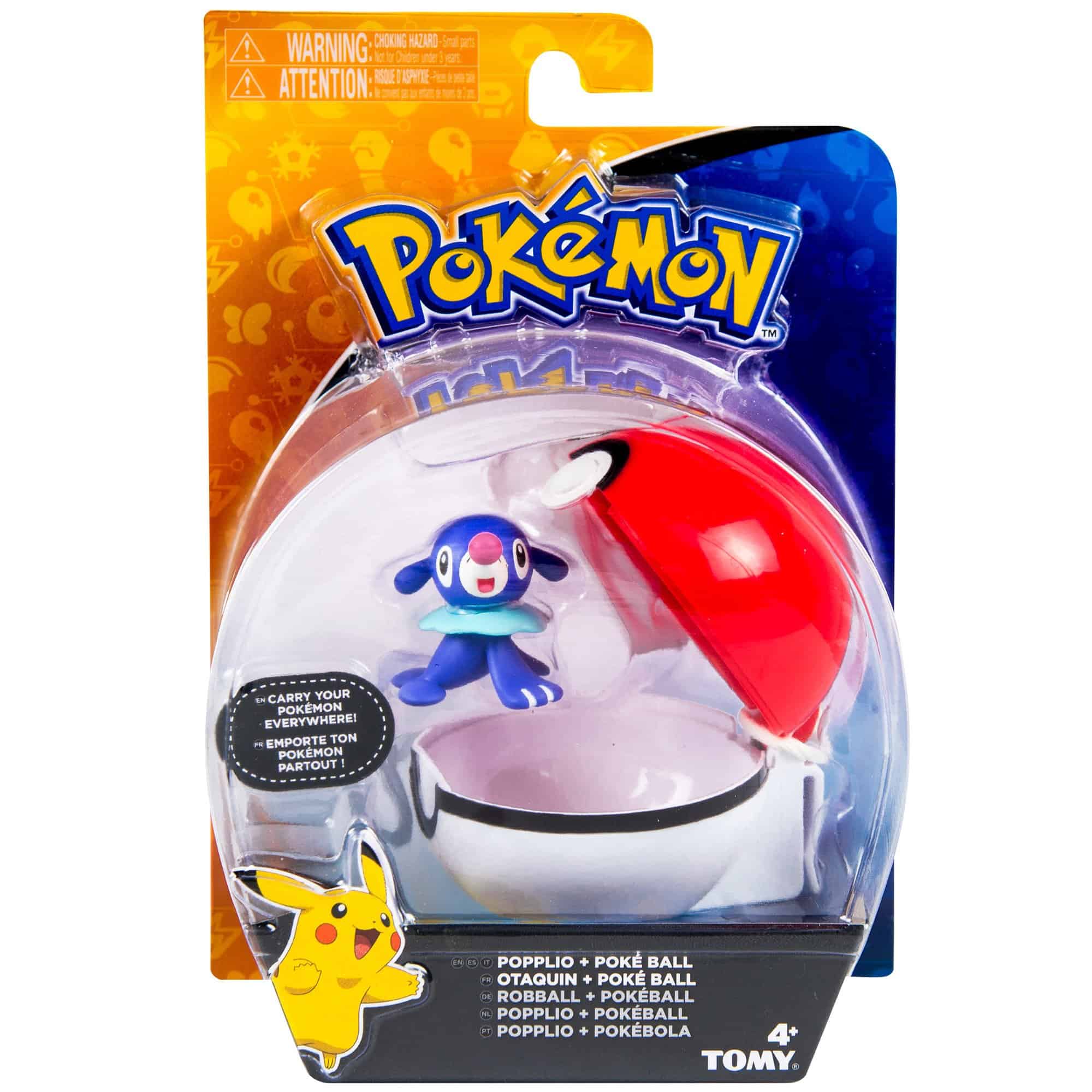 Pokémon Clip n Carry Poké Ball, Popplio and Poké Ball - Imagen 3