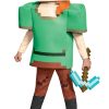 Disfraz Deluxe de Minecraft Alex, Multicolor, Talla Mediana