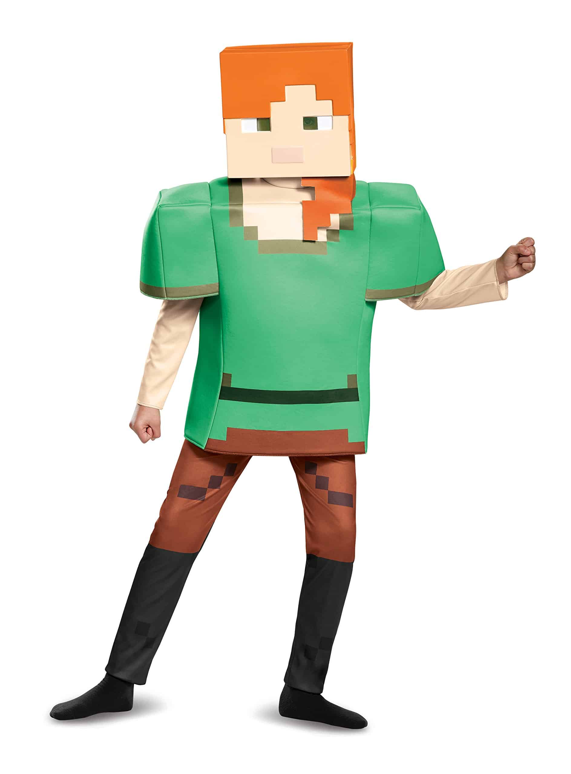 Disfraz Deluxe de Minecraft Alex, Multicolor, Talla Mediana - Imagen 3