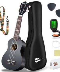 Paquete de Iniciación de Ukulele Soprano Everjoys de 21