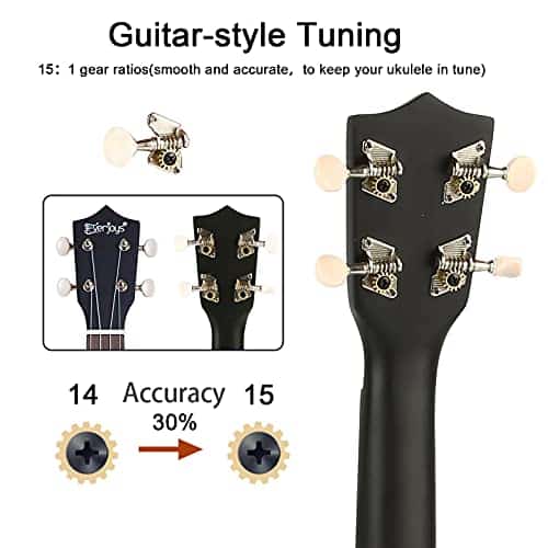 Paquete de Iniciación de Ukulele Soprano Everjoys de 21 - Imagen 5