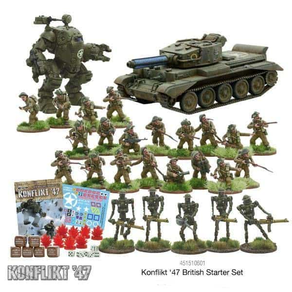 Warlord Games Konflict '47 British Army Starter Set 1:56 - Imagen 3