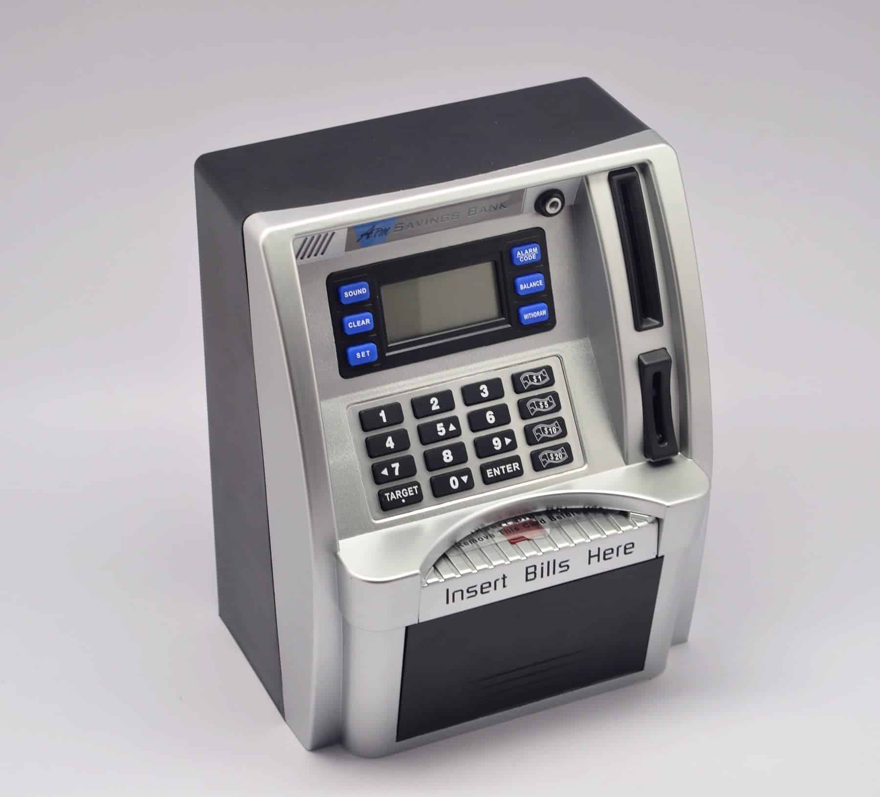 ATM Money Box para Ahorro Real de Dinero para Adultos y - Imagen 7