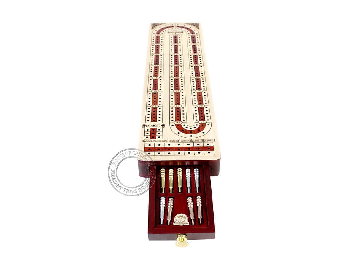 Tablero de Cribbage Continuo en Forma de Alfabeto e - Imagen 5