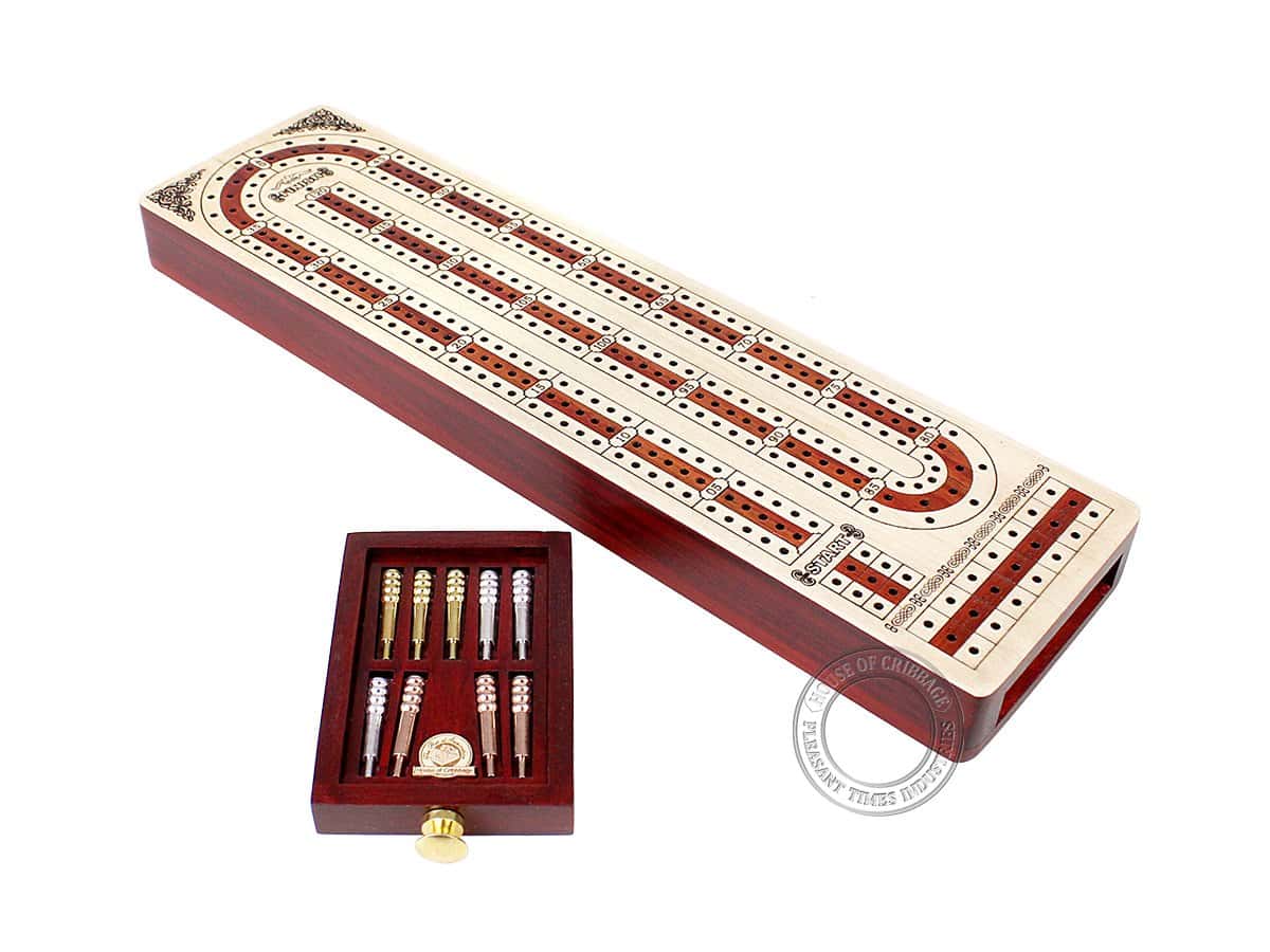 Tablero de Cribbage Continuo en Forma de Alfabeto e