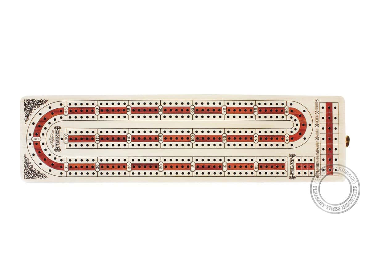Tablero de Cribbage Continuo en Forma de Alfabeto e - Imagen 3