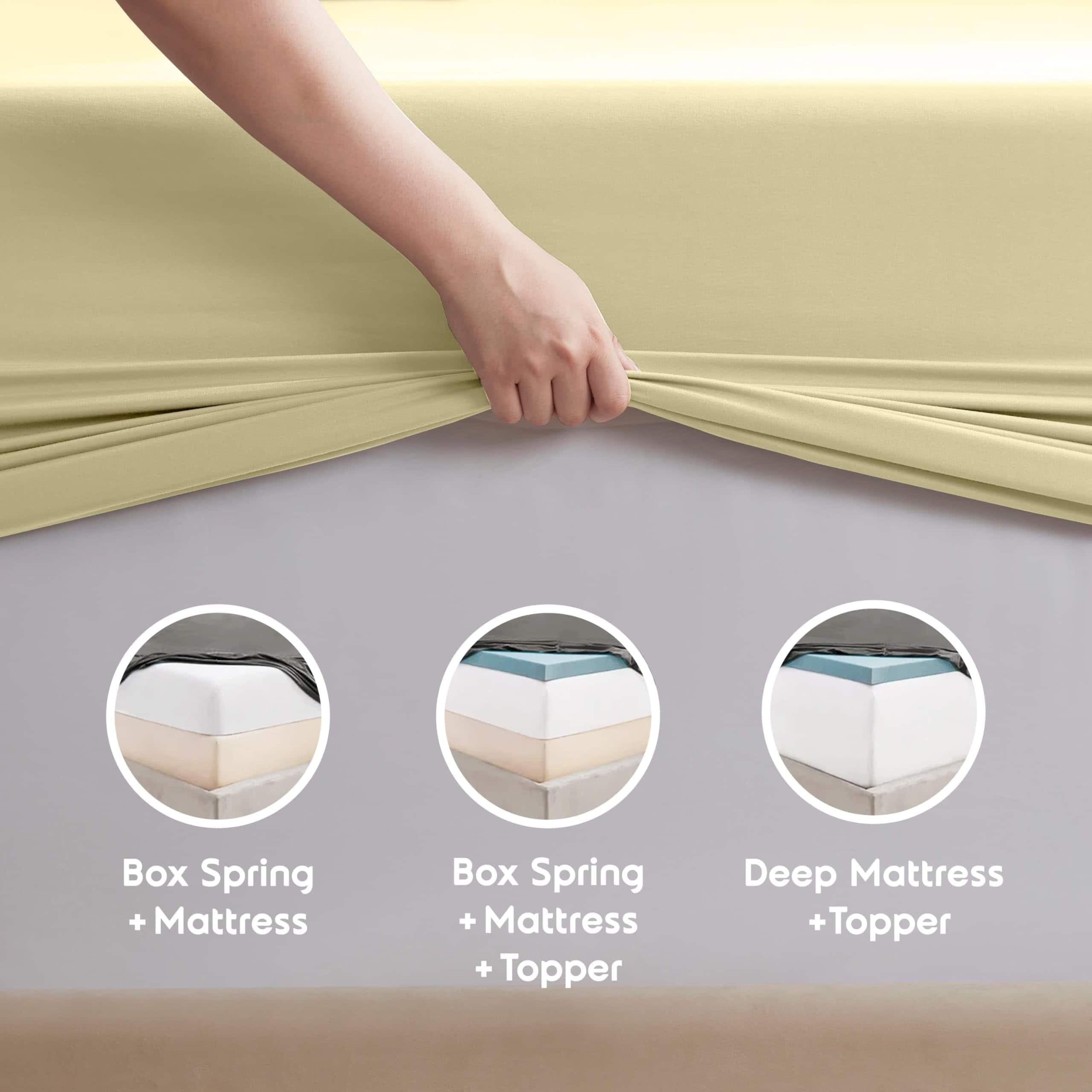 Juego de Sábanas Divididas para Camas Ajustables Nestl - Imagen 10