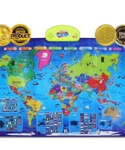 BEST LEARNING i-Poster My World Interactive Map - Juguete