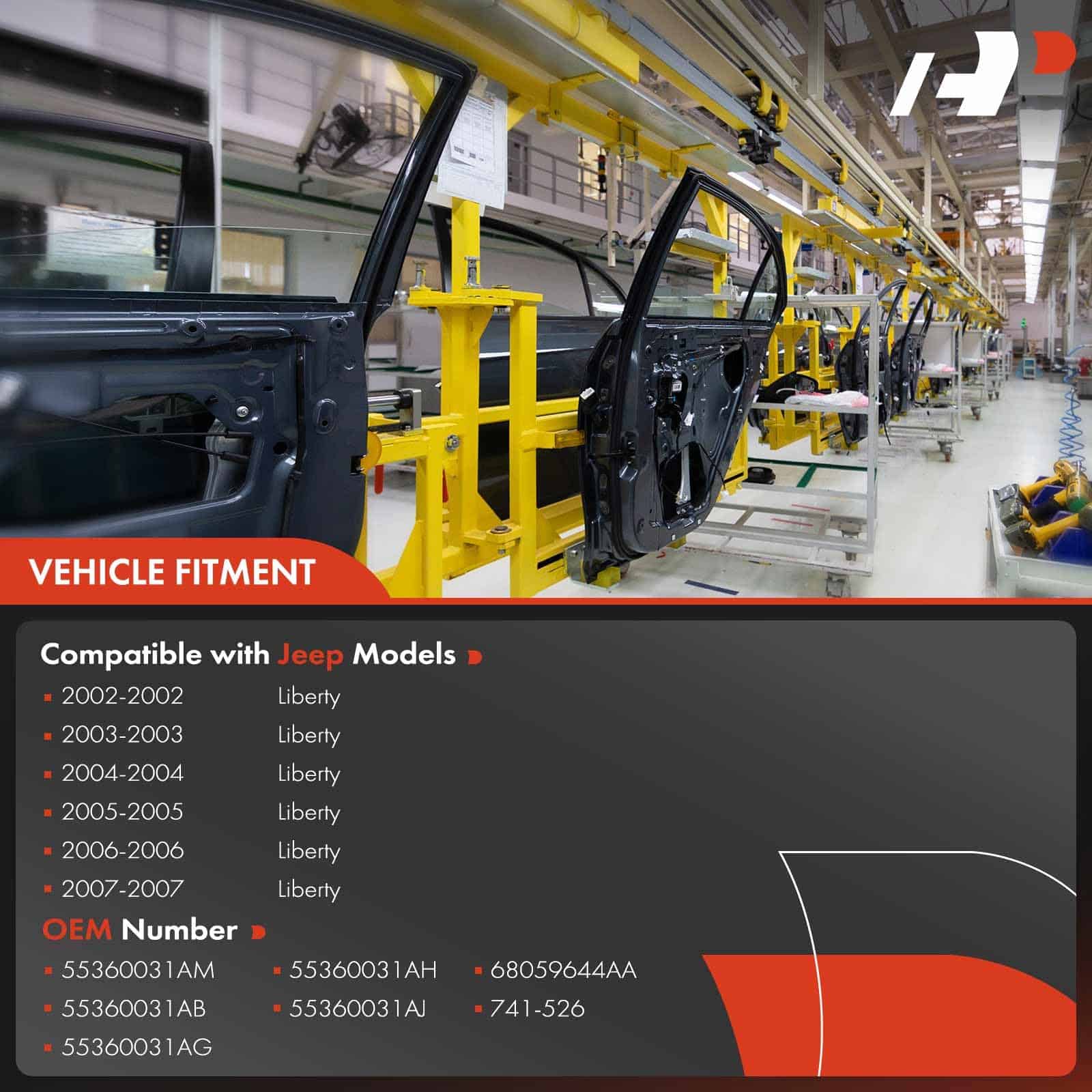 Ensamble de Regulador de Ventana con Motor A-Premium de - Imagen 4