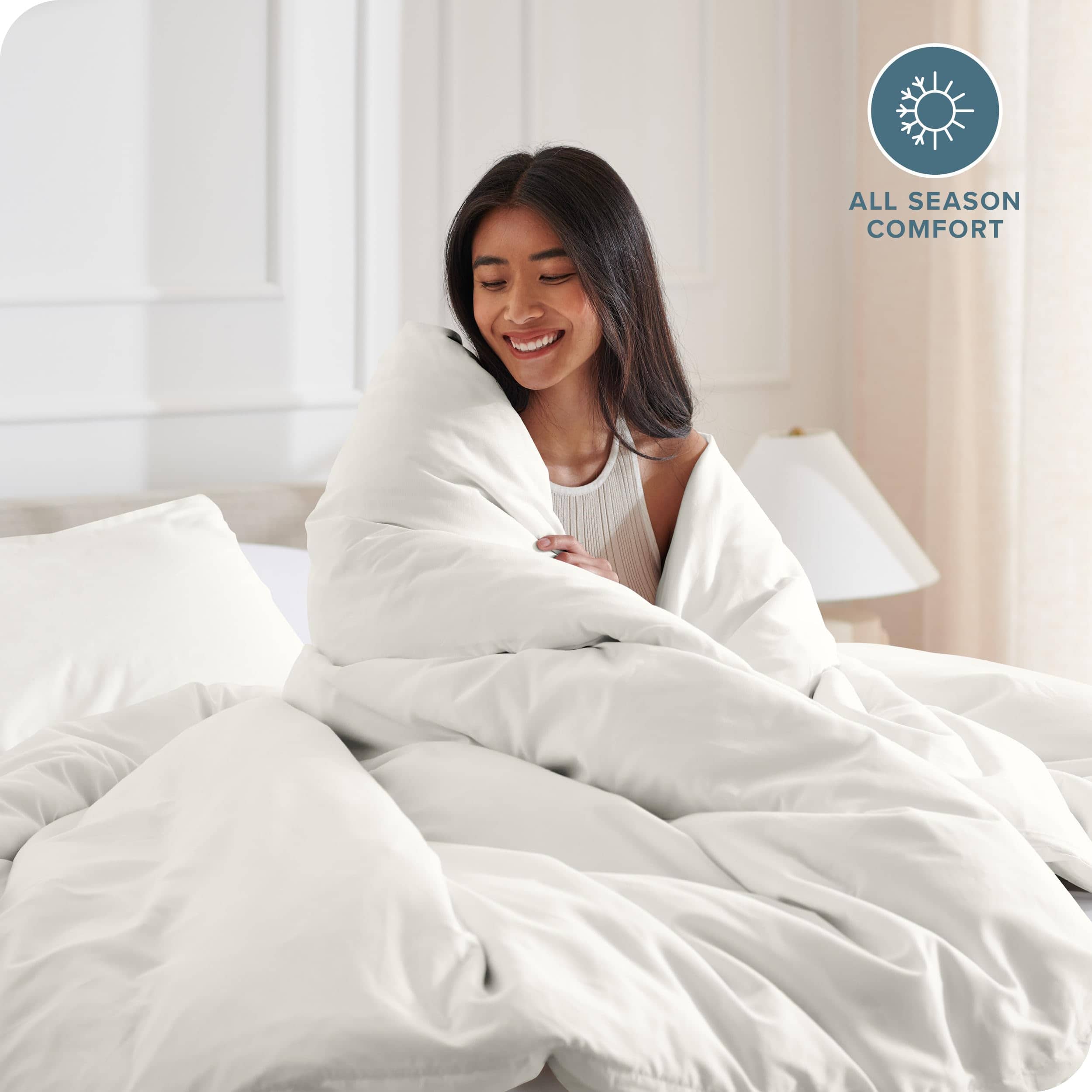 Juego de Cubierta de Edredón Bare Home Tamaño Queen - - Imagen 5