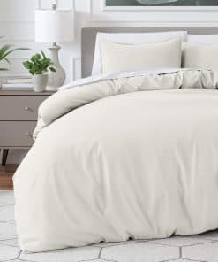 Juego de Cubierta de Edredón Bare Home Tamaño Queen -