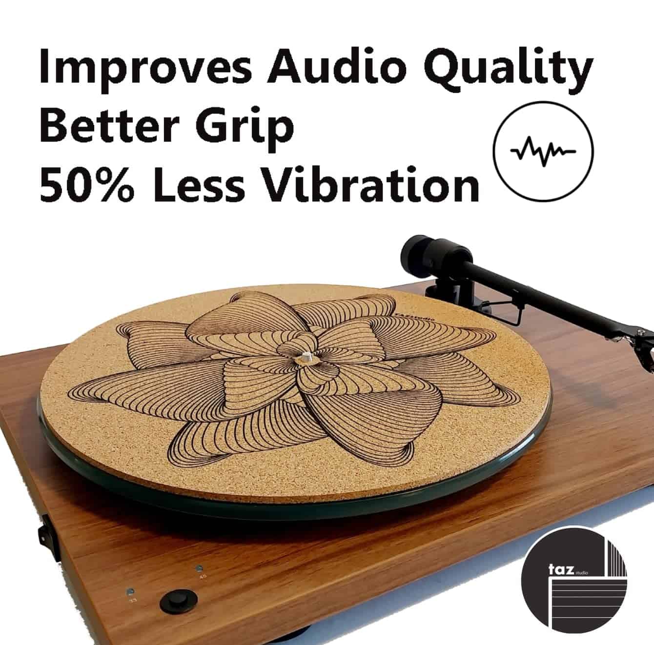 TazStudio Premium slipmat - Tapete de corcho para -TAZstudio - Imagen 3