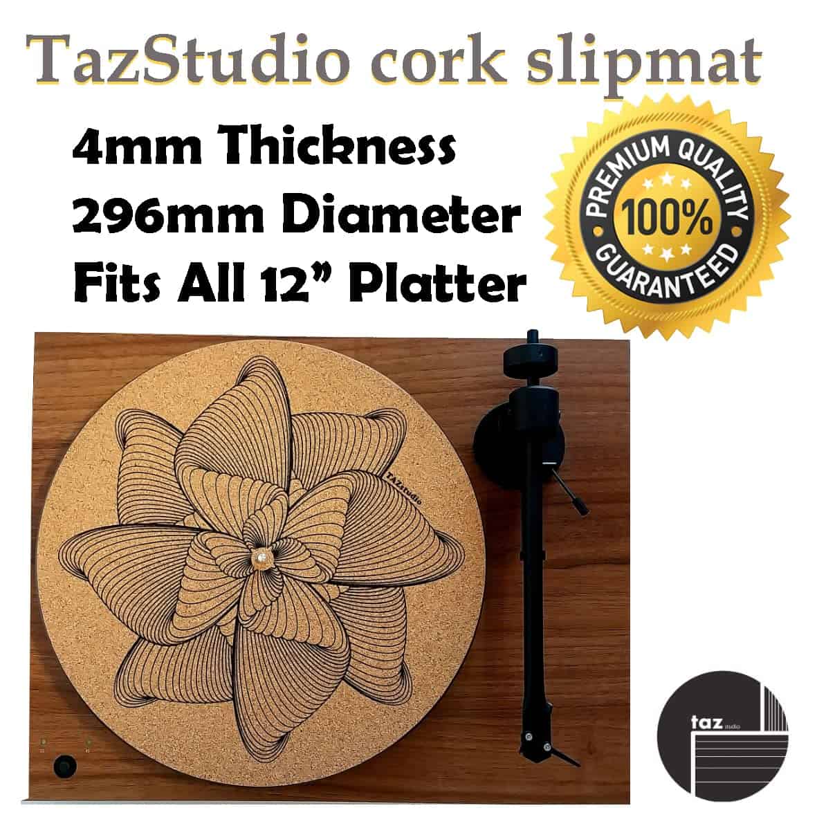 TazStudio Premium slipmat - Tapete de corcho para -TAZstudio - Imagen 4