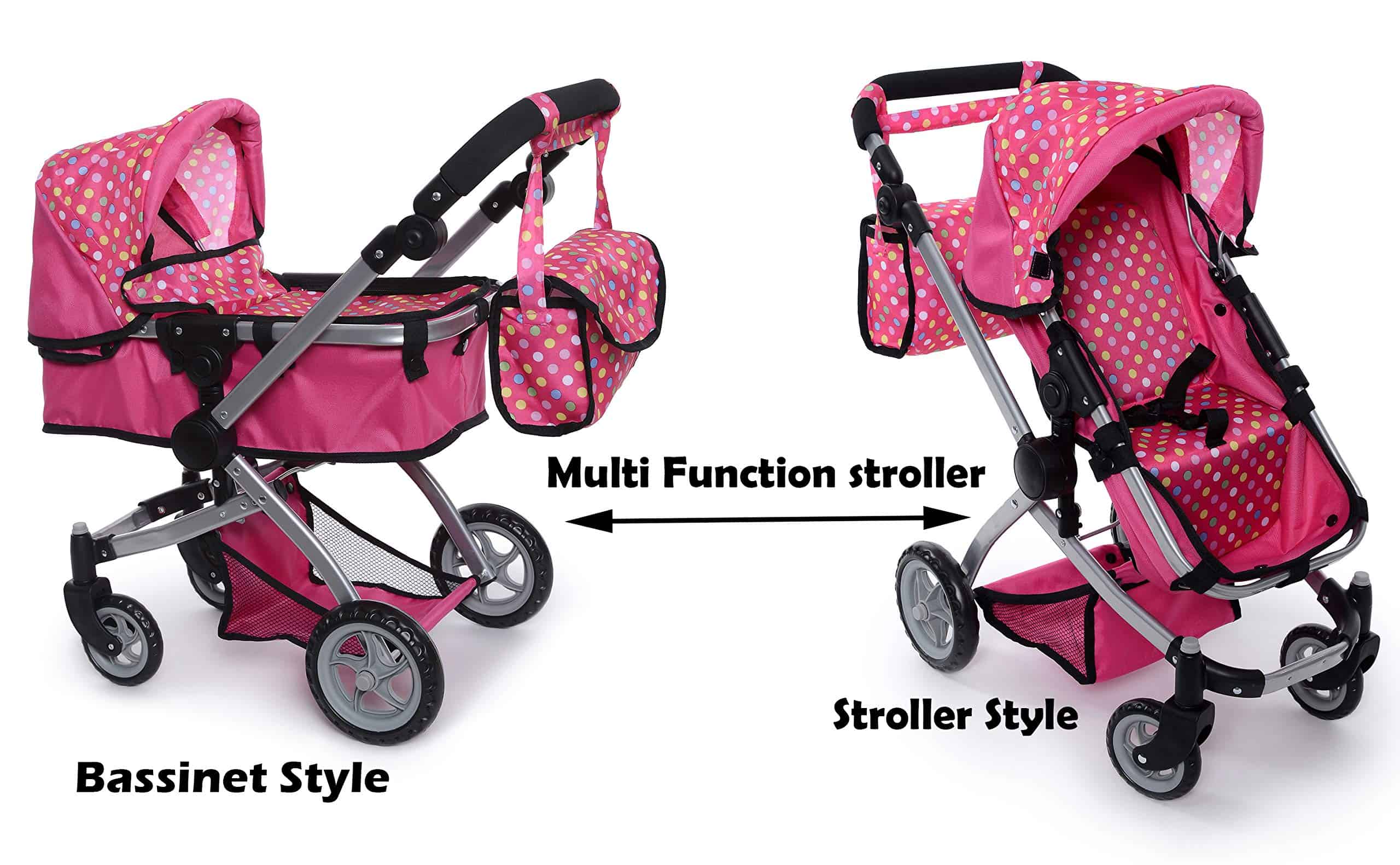 Cochecito Plegable Fash n kolor para Muñeca con Diseño de - Imagen 9