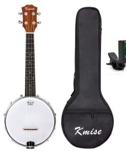 Banjo Ukulele de 4 Cuerdas Kmise Concierto Tamaño de 23