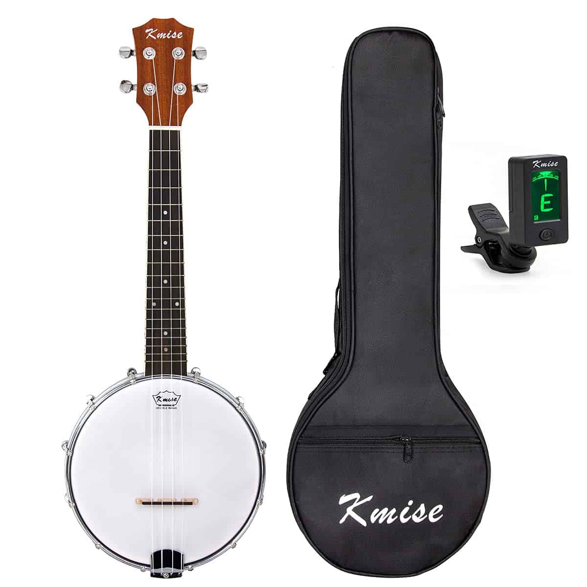 Banjo Ukulele de 4 Cuerdas Kmise Concierto Tamaño de 23