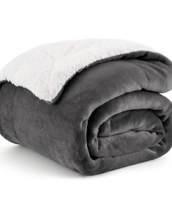 Manta de Tiro Sherpa Fleece Bedsure Tamaño Twin para Sofá -