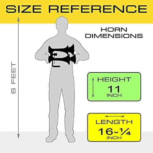 Bocina de Tren Vixen Horns para Camiones/Carros. 4 - Imagen 7