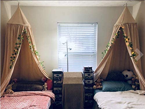 Yosoo Dosel de Cama para Bebé Redondo Tienda de Juego con - Imagen 4