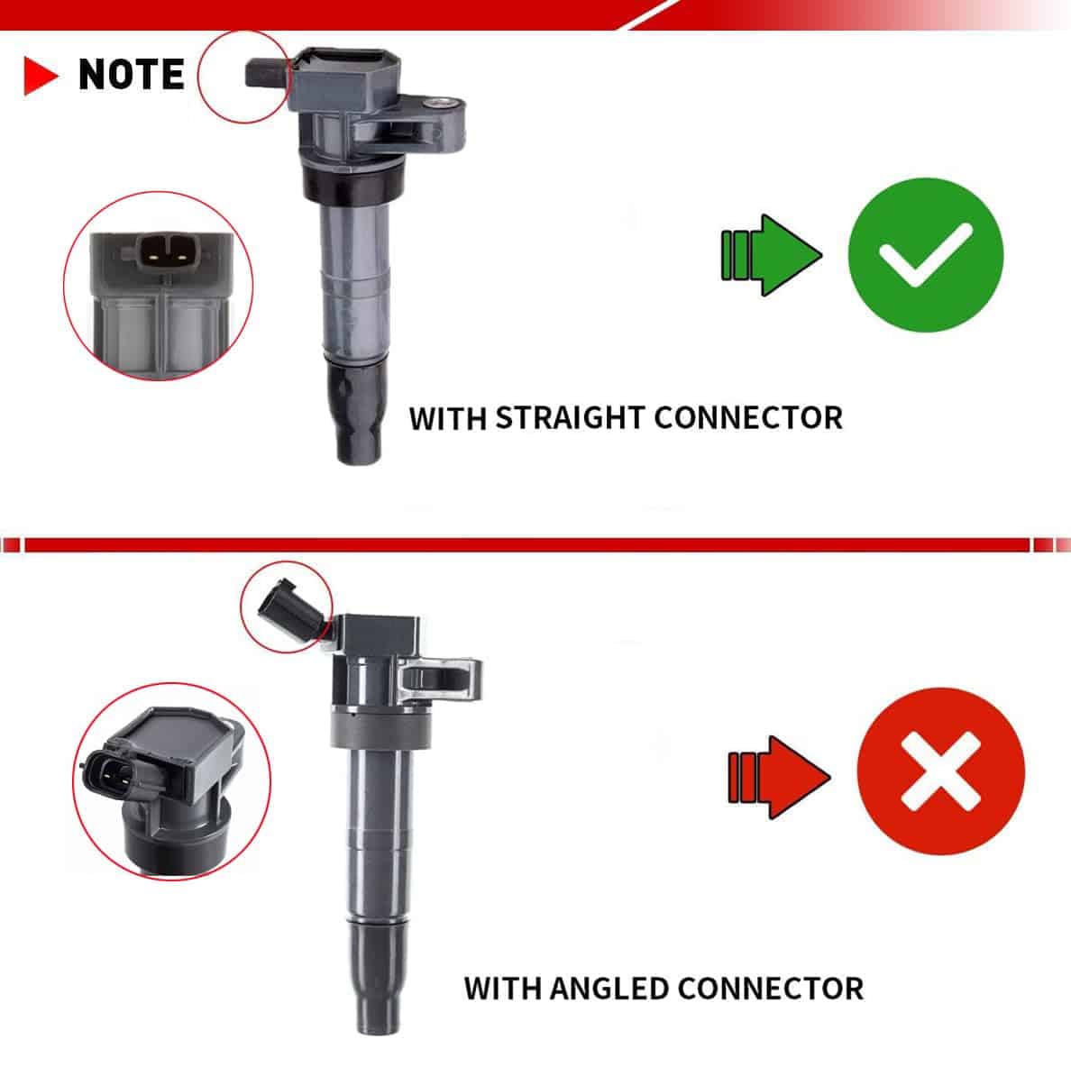 Conjunto de 6 bobinas de encendido A-Premium Compatible con - Imagen 3