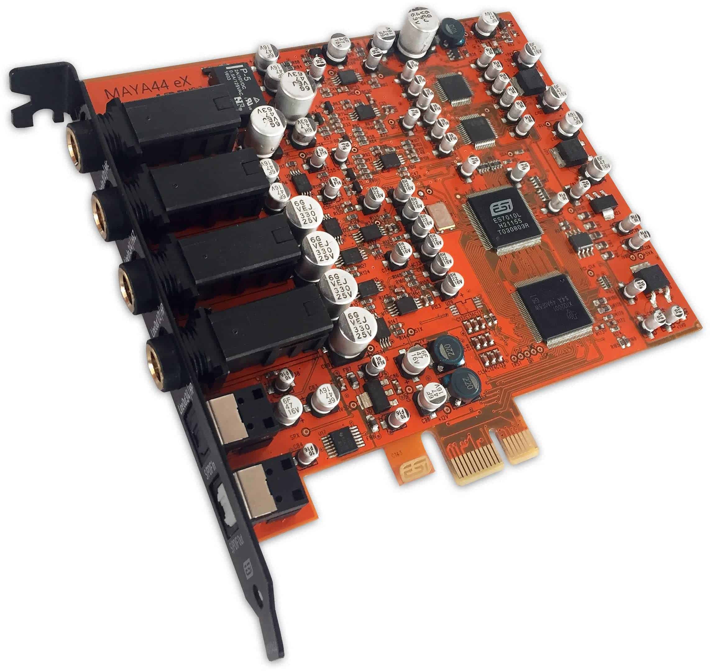 ESI MAYA44 eX | Interfaz de audio PCIe de 24 bits/96kHz con