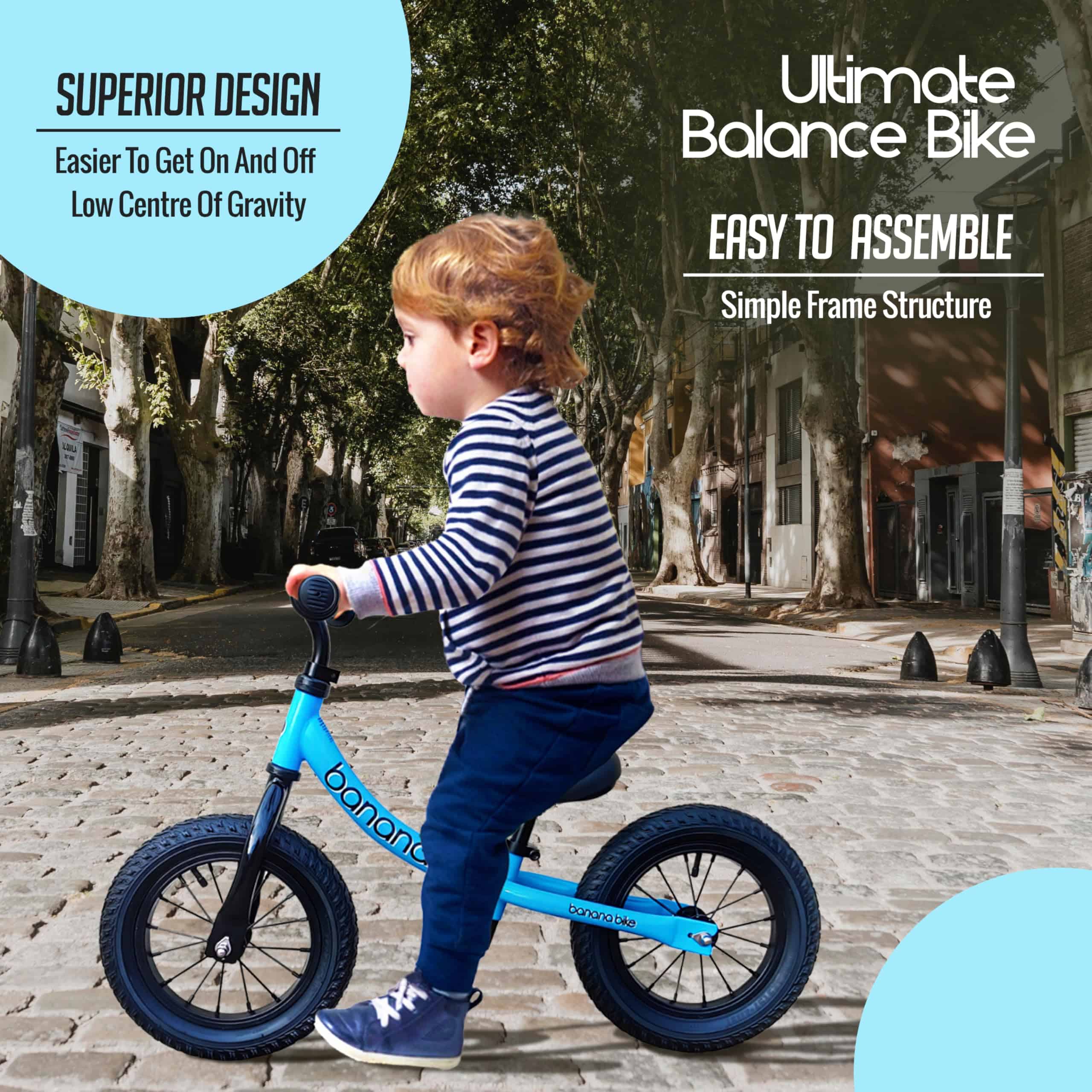 Bicicleta de Equilibrio Banana Bike LT para Niños de 2-4 - Imagen 3