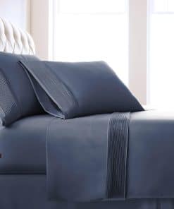 Juego de Sábanas Vilano Pleats de Southshore -Azul Oscuro