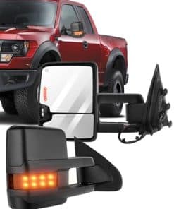 Espejos de Remolque con Señal de Giro Compatible con Chevy